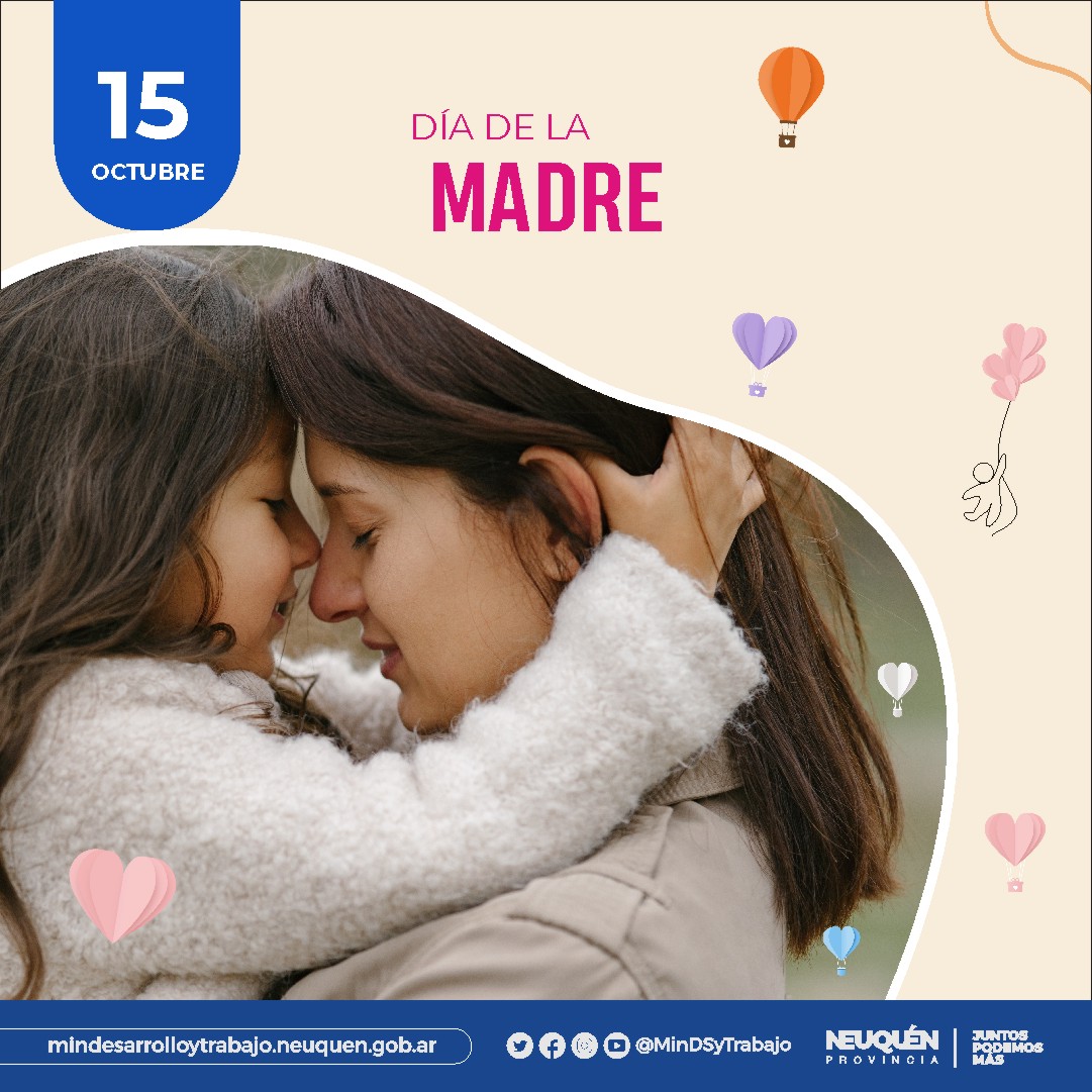 MinTrabajoNqn's tweet photo. ❤️A quienes nos acompañan toda la vida, siendo un sostén para nuestro desarrollo y crecimiento, a quienes maternan desde diversos lugares y en distintos momentos, les deseamos un hermoso día 🤱
#FelizDíaDeLaMadre #Mamás #JuntosPodemosMás #Neuquén https://t.co/OQB58WdbcI