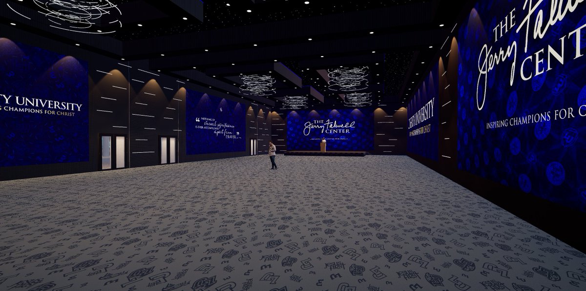 One of the most anticipated areas in the new Jerry Falwell Center is the Event Space. We’ll be able to host event check-ins, conferences, wedding receptions, career fairs, corporate events, movie and video game nights, and even live concerts — all in this truly versatile venue.