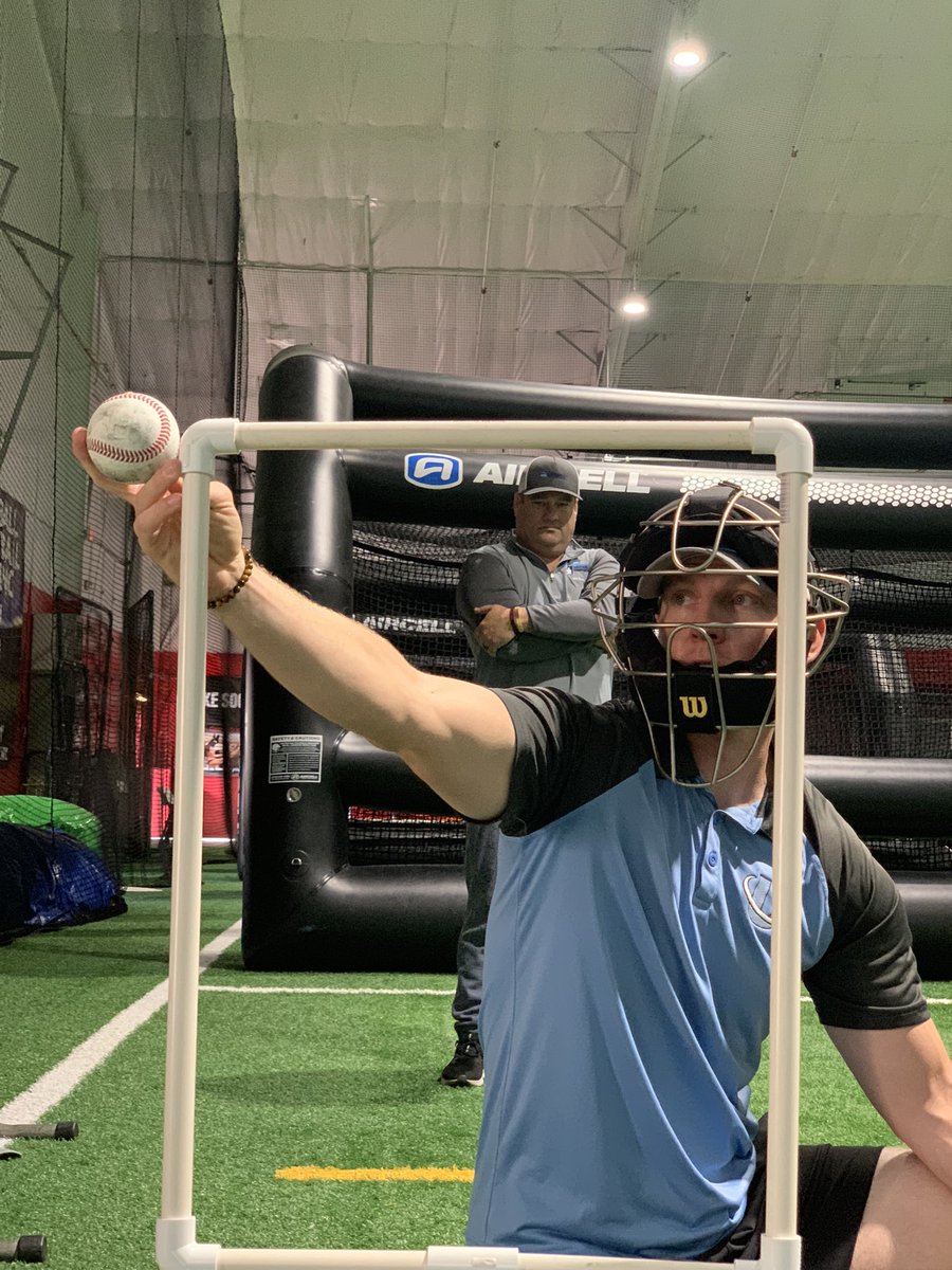 UnitedUmpires's tweet photo. NJ 3-Umpire Clinic | #LaserPlate Training. The immediate feedback loop provides a unique opportunity for umpires to calibrate their strike zone and, more important, develop ability to plot exactly where pitches are in relation to the zone! #BeABetterUmpire #UmpiresAdvanceUnited https://t.co/pEejd9iCYD