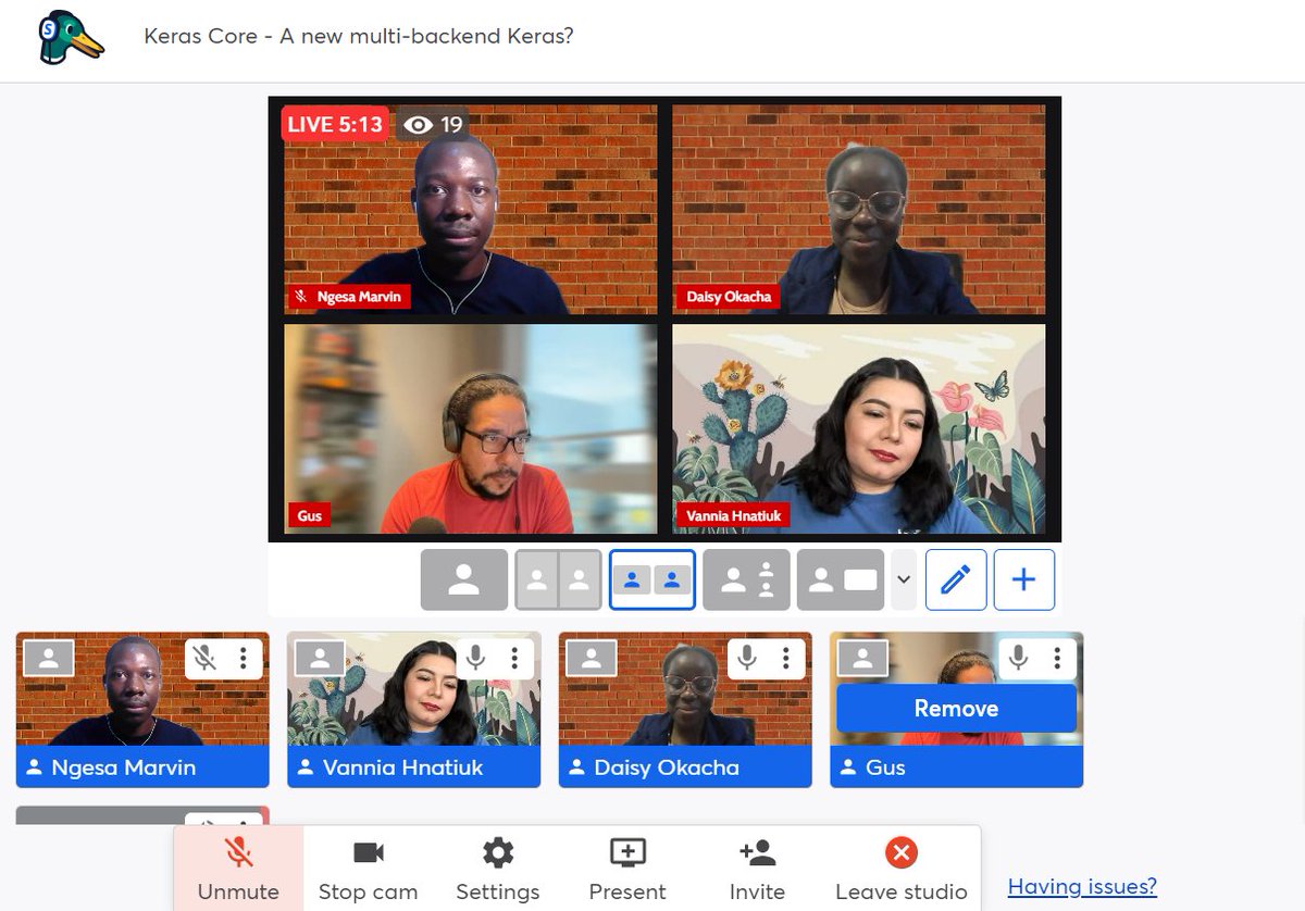 GDG_Nairobi's tweet photo. 🔴We are live
Tune in NOW - https://t.co/xIzSUOChQ1
Be the first to learn about #KerasCore
See you there 👋🏿 https://t.co/guVt4uO6ks