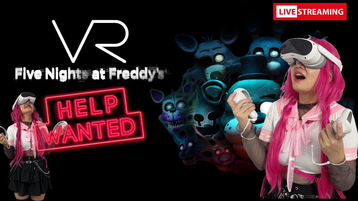 SaikoNoriCH's tweet photo. Norishakti! Saiko will be trying VR for 1st time! And the game I am playing is #fnaf Help wanted 💀 
Can’t wait to shit my pants 
Tomorrow! 8:00 pm IST 🕰️ 
See you then! 
https://t.co/YEJgNdFBGL
#IRLStreamer #LiveStream #IndianStreamer #DesiStreamer https://t.co/51mFrU8hxx