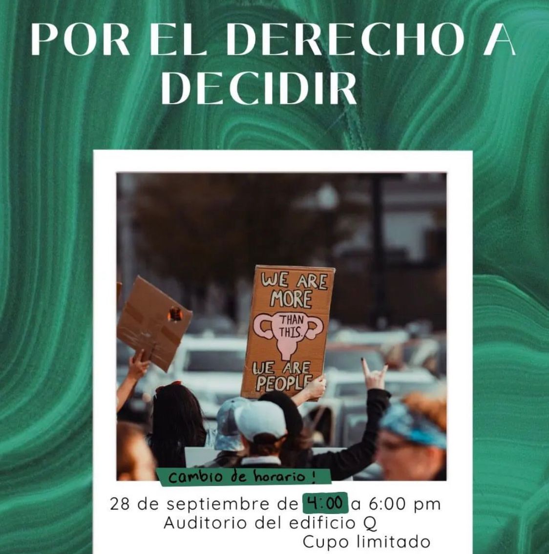 La Colectiva LaVanda <a href="/lavandafem/">LaVanda 💜</a> les invita a este dialogo el día de hoy a las 16:00-18:00 horas en el auditorio del edificio Q. 

¡Porque la despenalización no es suficiente! El aborto es un tema interseccional 💚