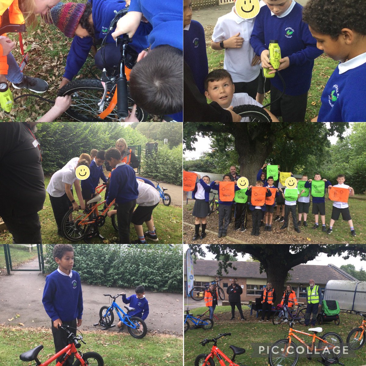 Thank you to the Travel Telford team who provided a “fix it” workshop for some of our after school club children. 
They all made expert bike mechanics, working together to fix three bikes! 🚲