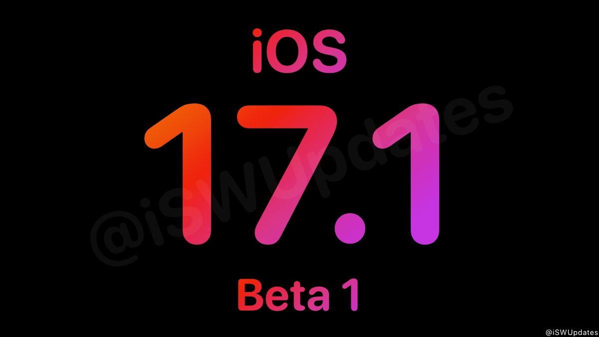 iSWUpdates's tweet photo. iOS 17.1 Public Beta 1 (21B5045h) has been released. #iOS171 #iOS171Beta1 https://t.co/HpGlSx7WfS
