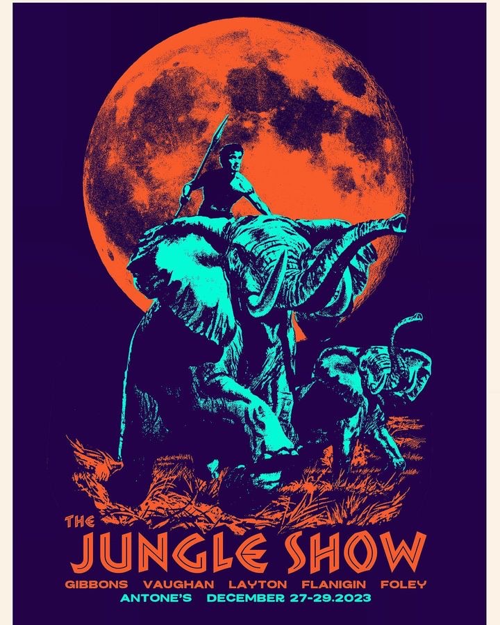 JUST ANNOUNCED: The Jungle Show featuring Billy F Gibbons, Jimmie Vaughan, Sue Foley, Mike “The Drifter” Flanigin, and Chris “Whipper” Layton returns for three big nights at Antone’s on December 27, 28, &amp; 29, 2023! 

Tickets available at antones.com starting today.