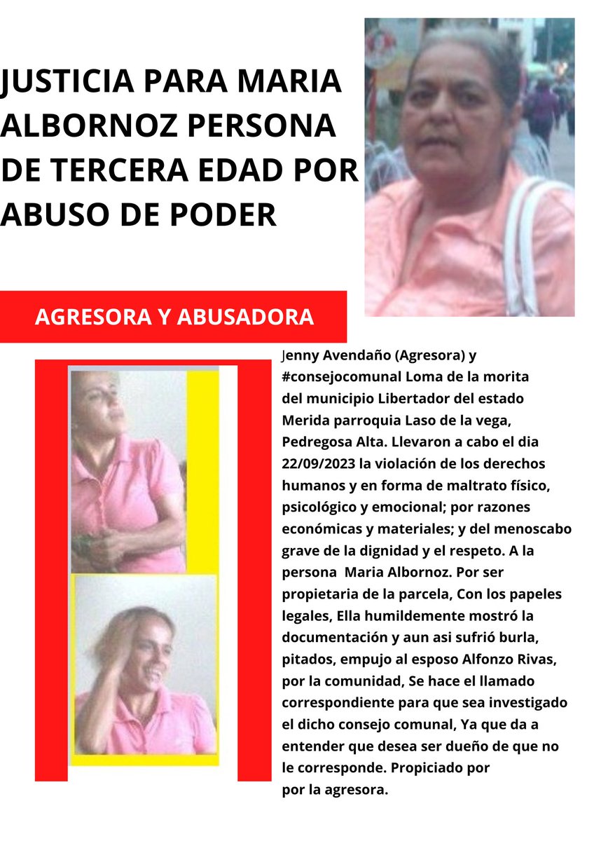 milenimaria's tweet photo. #28Sep
#Merida #consejocomunal #comuna #URGENTE
#MeridaNosUne @araquejesus21 @jehysonguzman
@MinpublicoVEN @TarekWiliamSaab @fronteraenlaweb
@notireporteros @MeridaNoticia #3RAEDAD
@leoperiodista @untedomerida @meridaprimero
#ÚLTIMAHORA #ATENCION https://t.co/aSym9RUBvT