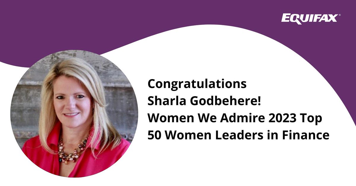 Congratulations to our very own Sharla Godebehere on being nominated as one of Women We Admire 2023 Top 50 Women Leaders in Finance. This award honors all the remarkable women who are significantly impacting the #financial community. ow.ly/UQpC50PQEby