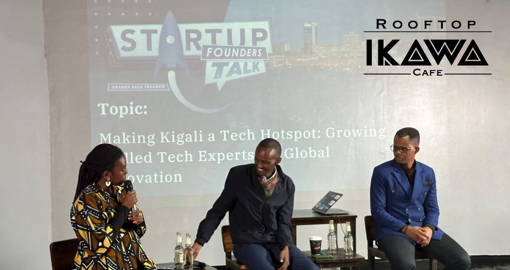 RwandaBuild's tweet photo. Great talk tonight on 'Making Kigali a Tech hotspot: Growing Skilled Tech Expert Experts for Global Innovation.' 
@ThibautMntwari @rosettemuhoza @antale @Semafara1

Thank you sponsor for the food and drinks, https://t.co/WWxYxgKGvT https://t.co/ztG2bTK9Yf