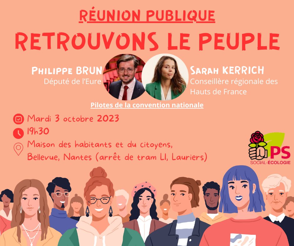 RomainBouth's tweet photo. RDV mardi prochain 3 octobre à 19h30 à Bellevue pour collectivement voir comment peut-on reconquérir les classes populaires. Une soirée qui s'annonce déjà passionnante avec @p_brun et @Sarah_Kerrich tu viens ? https://t.co/SPjMoMydh3