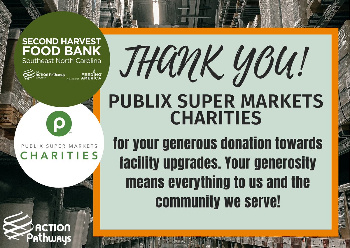 hungercantwait's tweet photo. Thank you Publix Charities, for your continued partnership and donation! #GoodTogether #hungercantwait https://t.co/LyoKjoMkbJ