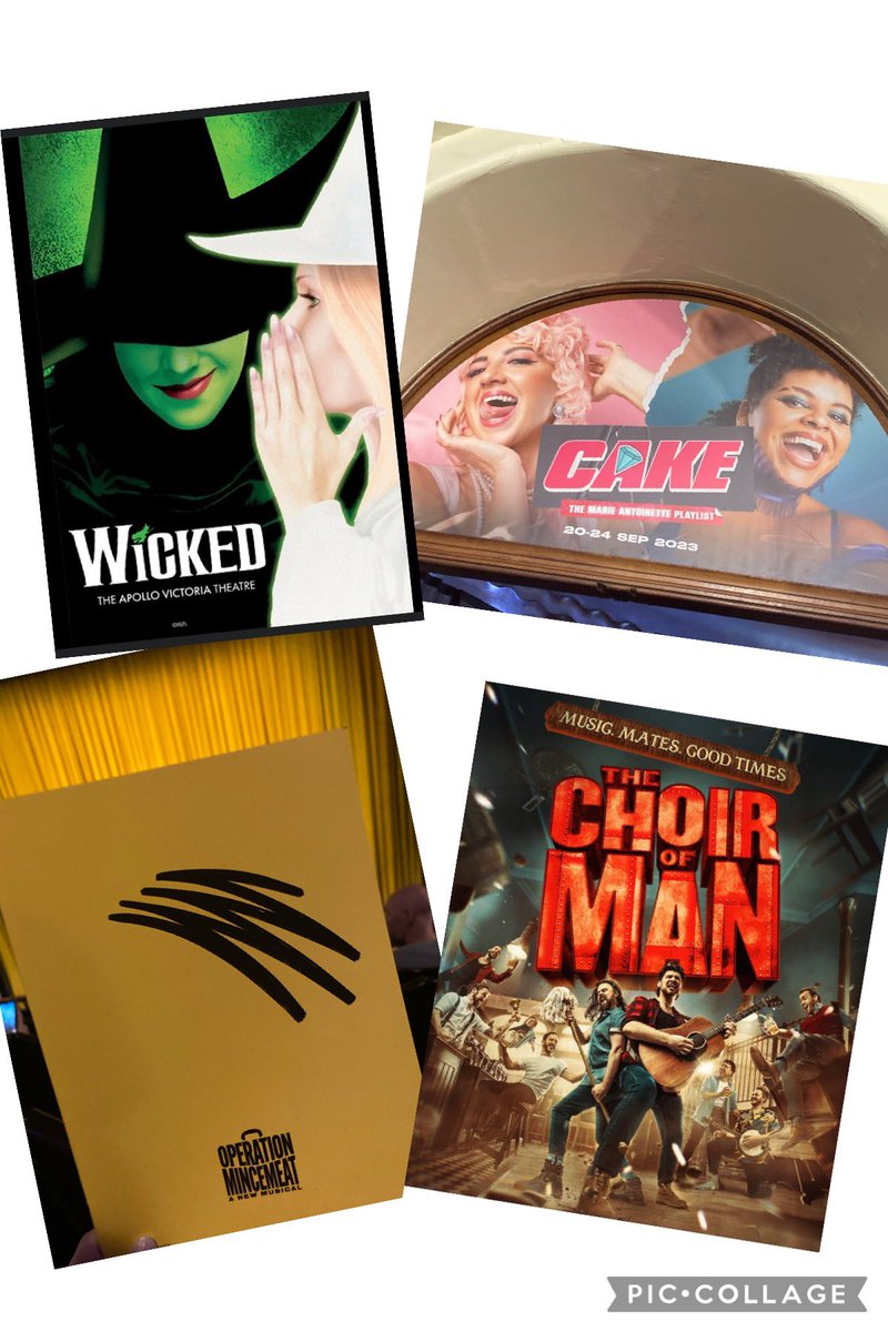 livs2011's tweet photo. Benefits of London living: seeing amazing shows, creatives, performers, musicians..In the last week these absolute smashes: @WickedUK @CakeMusical @mincemeatlive @choirofman https://t.co/38RtFY1iPt