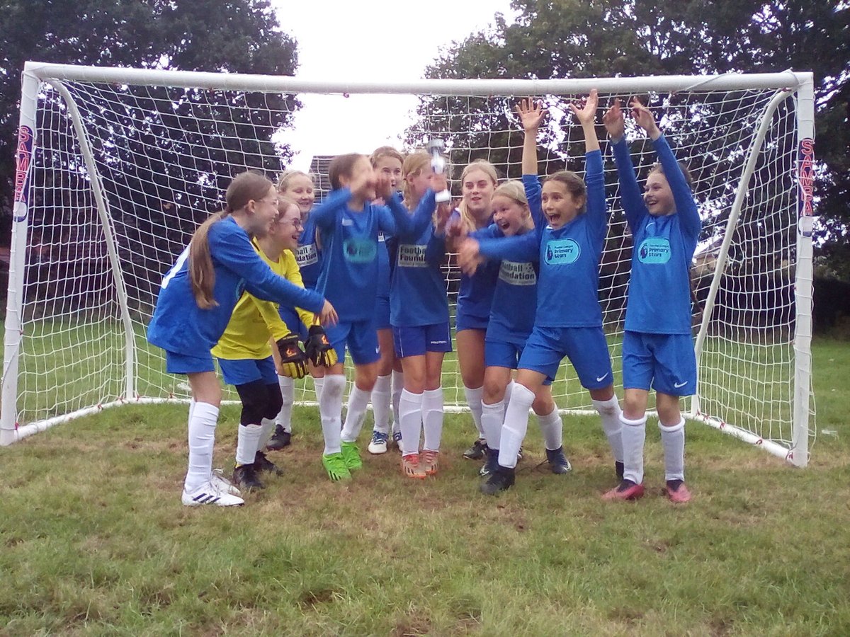Barwelltrips's tweet photo. Wow! Thank you @HB_SSPAN for a brilliant afternoon! Our wonderful girls only went on to win the tournament, keeping a clean sheet throughout and not losing a single match! We can't wait to watch you represent Hinckley and Bosworth in the next round! 💙 @barwellacademy #GreenIn https://t.co/3hl65WE6oP
