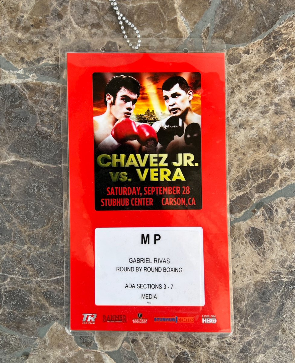 10 years ago today I covered my first fight as a writer for @RBRBoxing. It was a @TRBoxing event. 10 years later, and I’m happily working for Top Rank. #Boxing #TopRank