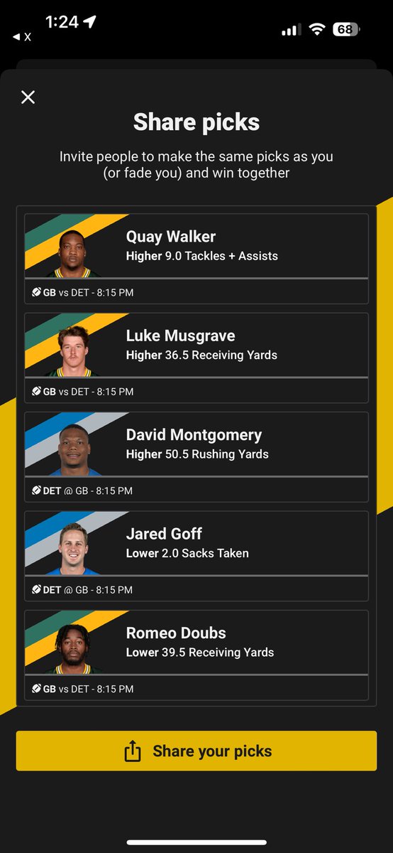 asnyder_03's tweet photo. @jacksettleman Got u! GoPackGo https://t.co/AfqyMWPfee