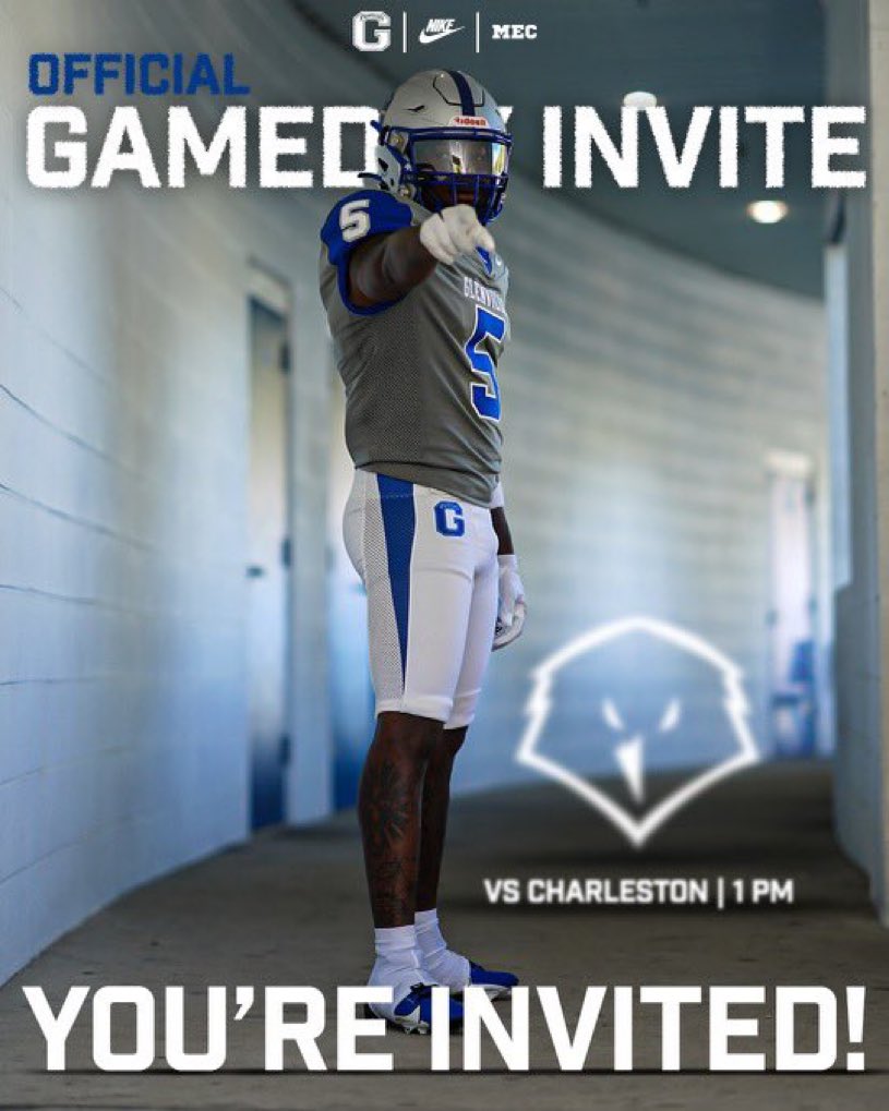 Thank you <a href="/CoachCookOL/">Kennedy Cook</a> and <a href="/GlenvilleStFB/">Glenville State Football</a> for the gameday visit invite!