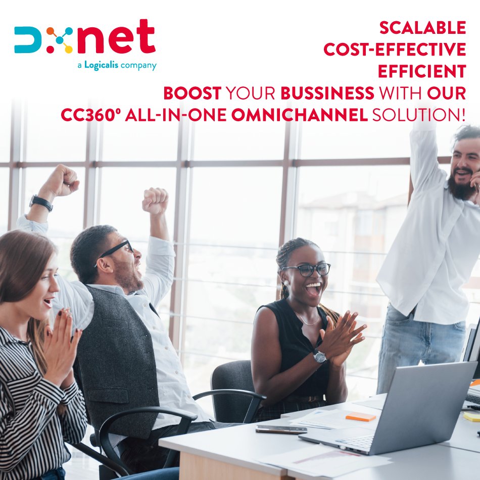 DXNet_'s tweet image. Scalable✔️Cost-effective✔️Efficient✔️Power on your bussiness with our CC360º❗️Adopt an omnichannel contact center solution to deliver an effortless customer experience across all channels: voice, email, SMS, web, chat and social media.➕info📥 contact@dxnet.io
#dxnet #logicalis