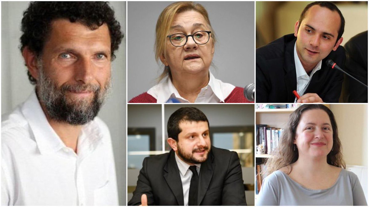 Yargıtay, #GeziDavası’nda Osman Kavala’ya verilen ağırlaştırılmış müebbet hapis ile Çiğdem Mater, Mine Özerden, Tayfun Kahraman ve Can Atalay’a verilen 18'er yıl hapis cezasını onadı. Mücella Yapıcı, Hakan Altınay ve Yiğit Ali Ekmekçi’ye verilen hapis cezaları ise bozuldu.