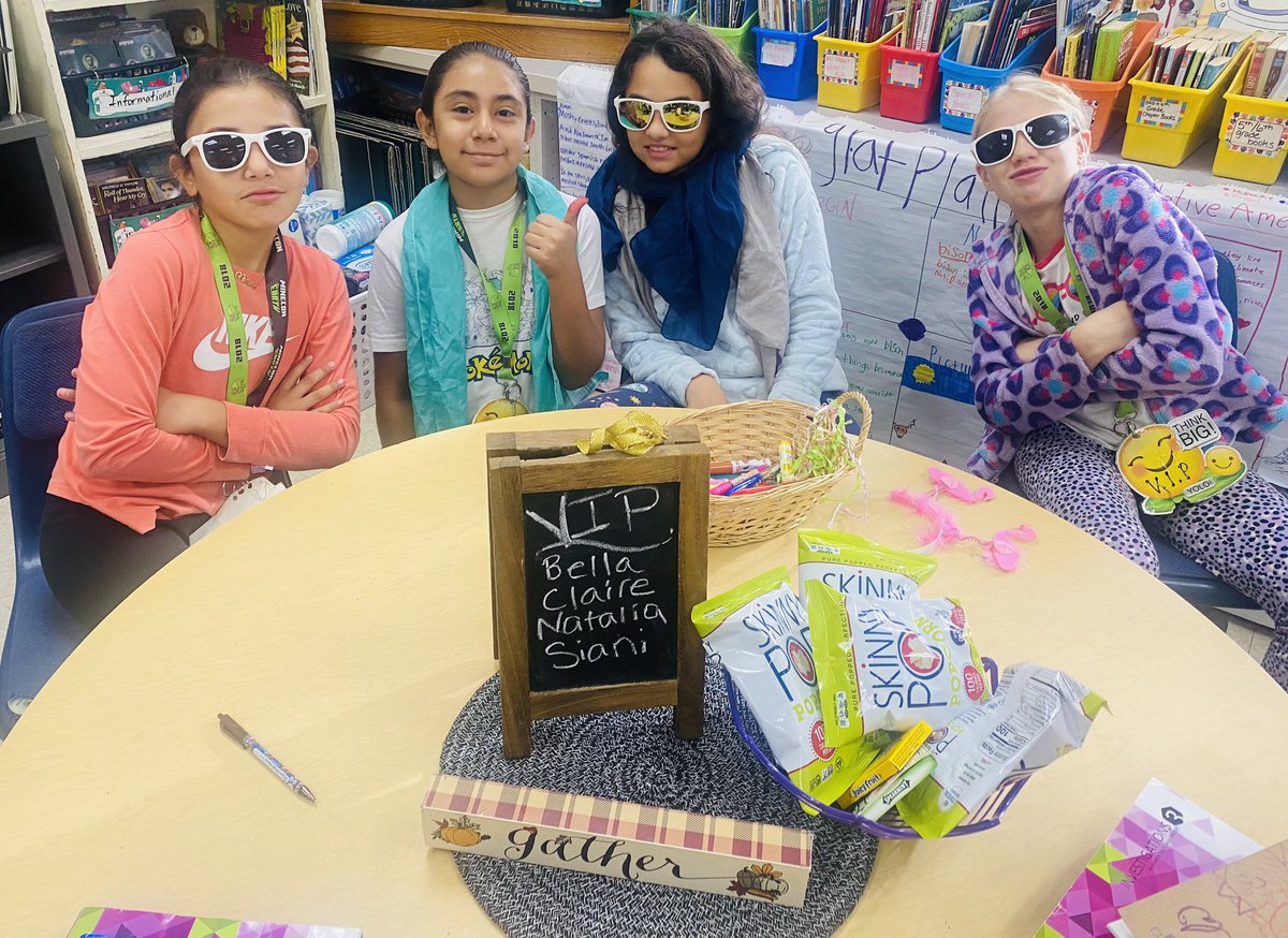 BarbRickerCov's tweet photo. These Very Important People turned in their cougar cash to experience VIP treatment for the day: snacks, fun dress wear, first picks to do activities together, special table, eat together at lunch and early pass to specials with their lanyards.  Whoop!  #d123 #d123cov https://t.co/30gjLNTg60