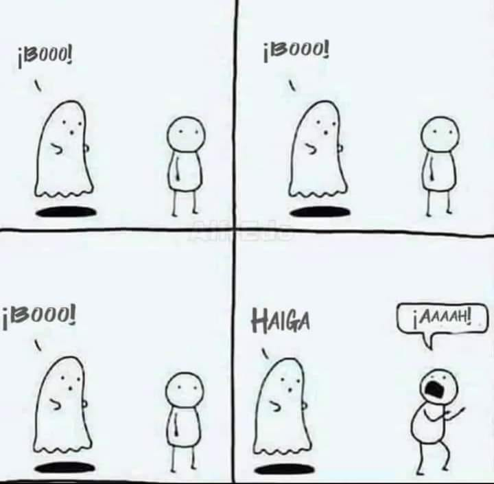 ¡Eso sí que asusta!

#Ortografía