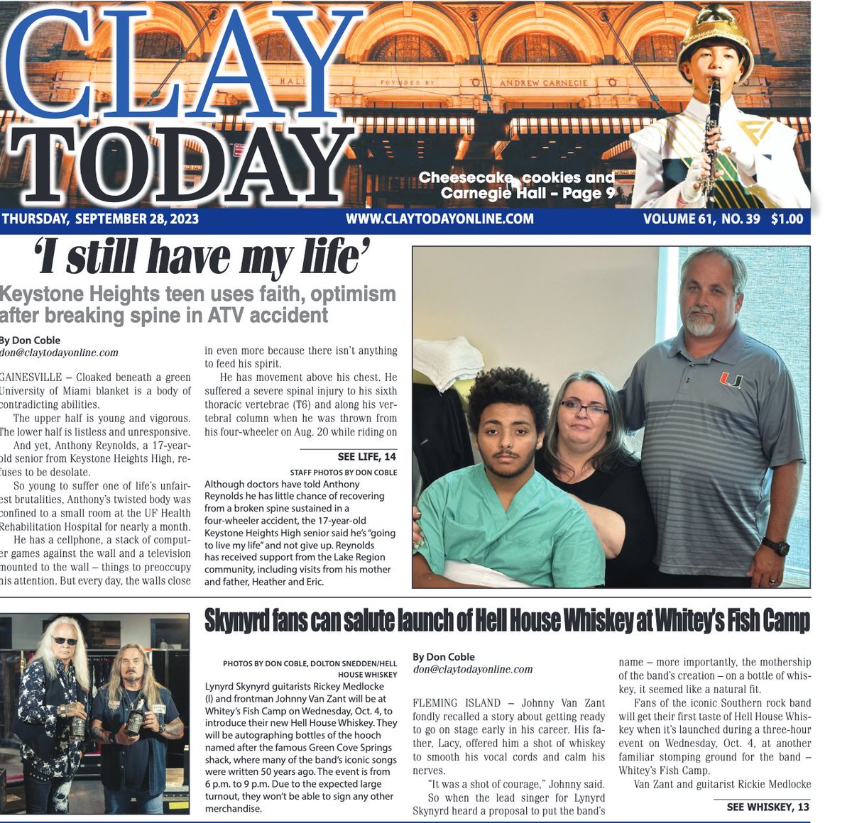 📰📰The Sept. 28 E-Edition of the Clay Today Newspaper is
🔥🔥 off the press!!! Click the link below to learn the latest and greatest news in the county today. 📰📰

#ClayToday
#OsteenMediaGroup
#LocalSource

claytodayonline.com/.../clay-today…