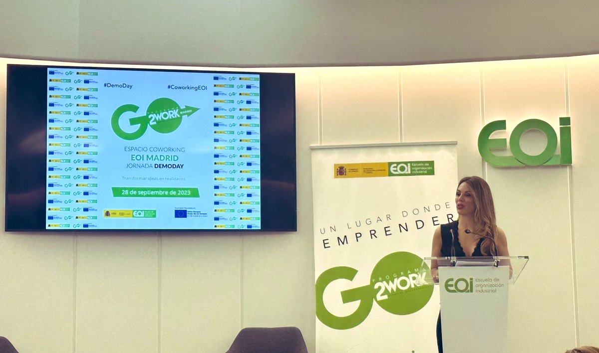 Volver a <a href="/eoi/">EOI</a> 6 años después con varias startups en la mochila y tantos aprendizajes es un gran privilegio. 

Aquí aprendí a emprender, empecé mi primer proyecto y me siento como en casa. 😍
#CoworkingMadrid