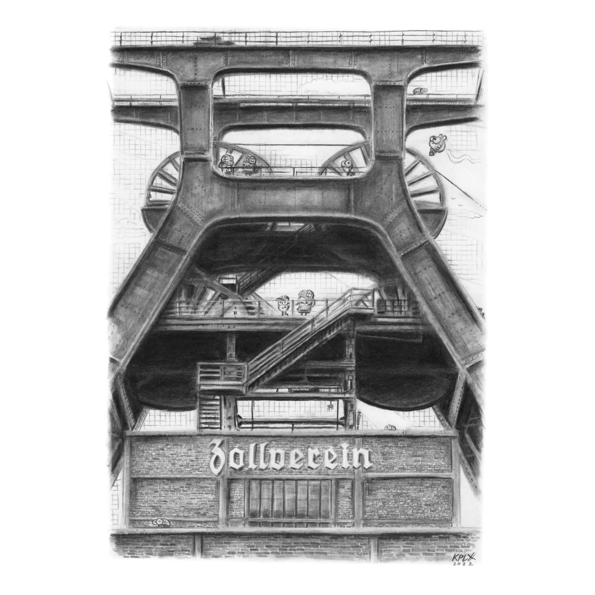 kplx_art's tweet photo. Klassiker aus dem Archiv, heute vor einem Jahr gezeichnet:) https://t.co/qFmz19zWAV