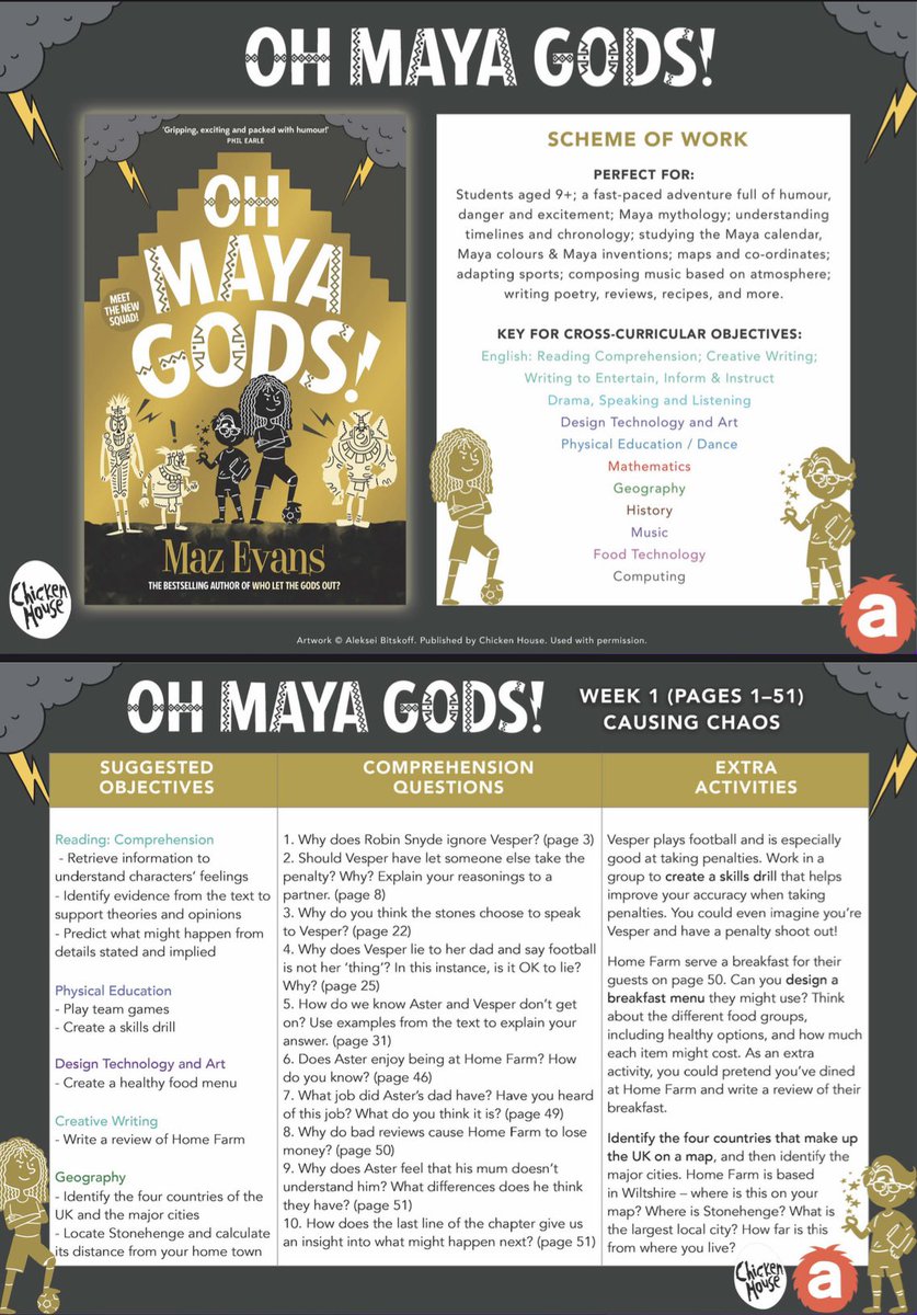 ✨ WIN a signed copy of Oh Maya Gods by @MaryAliceEvans!!! Just repost by 06.10.23 to enter ✨ And head over to Authorfy.com/preview-resour… to watch Maz’s author masterclass & download Oh Maya Gods resources for free! ⚡️ Free AUTHOR VIDEOS! ⚡️ Free RESOURCES! ⚡️ Free BOOKS!