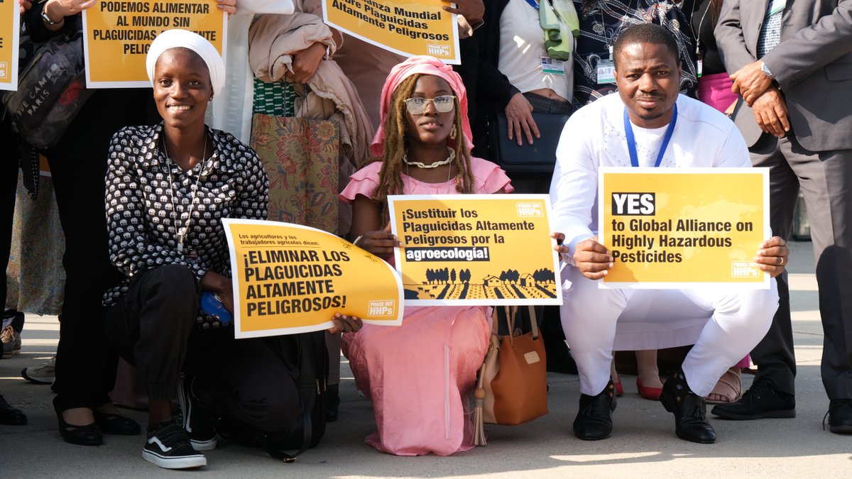 📢 Governments &amp; other stakeholders urged to replace the use of Highly Hazardous  Pesticides with agroecological alternatives &amp; establish a Global Alliance to address the problem of HHPs.

Civil society are still pushing hard vs. efforts to weaken the #Beyond2020 framework #ICCM5