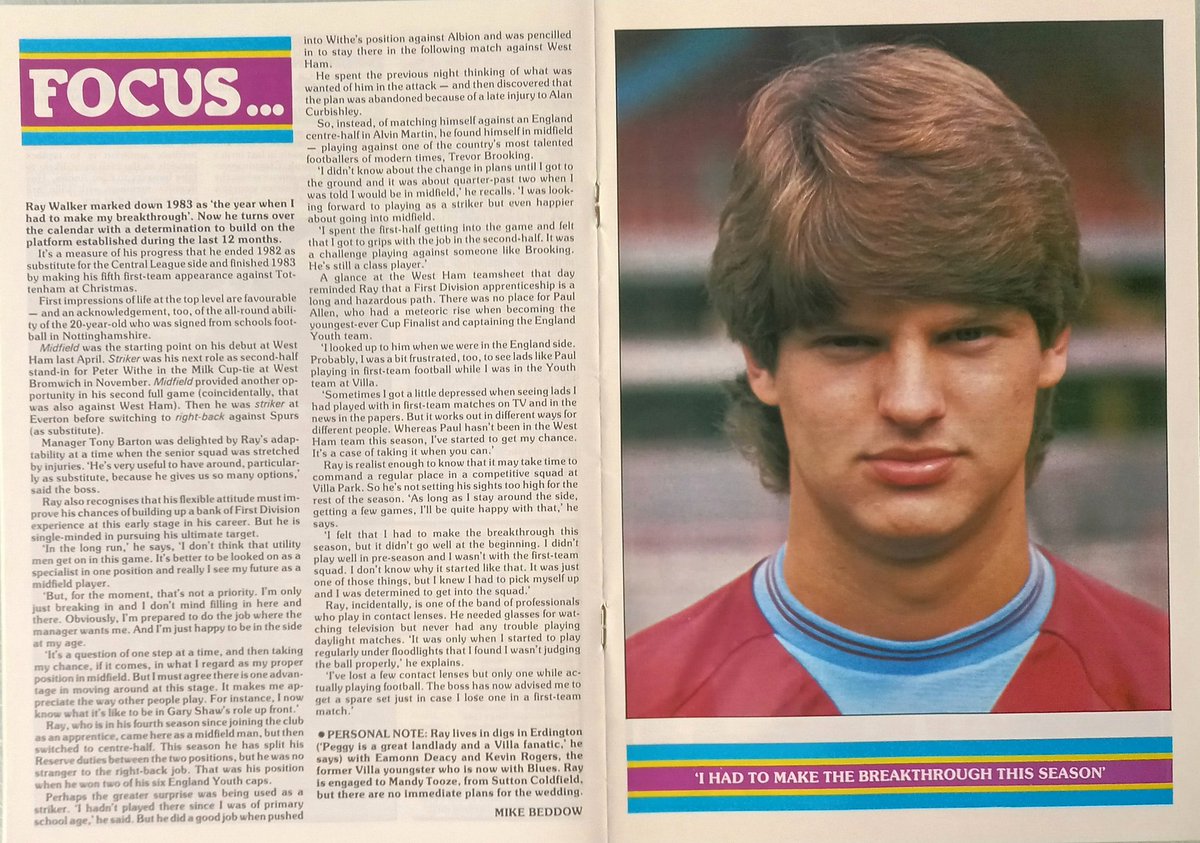AndrewUllah's tweet photo. A V ERY Happy 60th Birthday To Ray Walker #RayWalker #astonvilla #avfc #VillaPark https://t.co/BANh1LUD0S