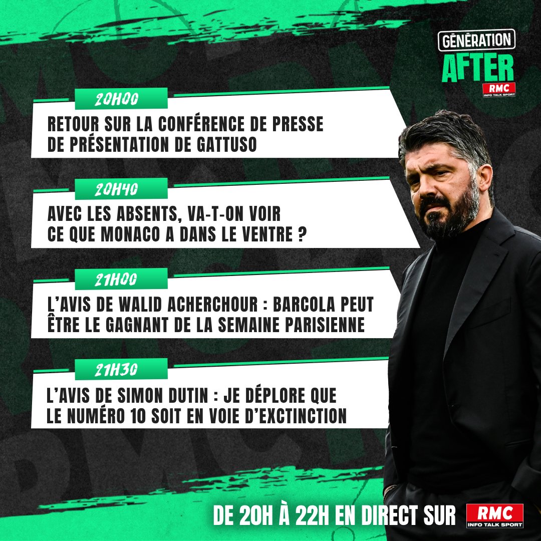 AfterRMC's tweet photo. 🔥 Le programme de #GenerationAfter ce soir est tombé. https://t.co/KRWLDchjZB