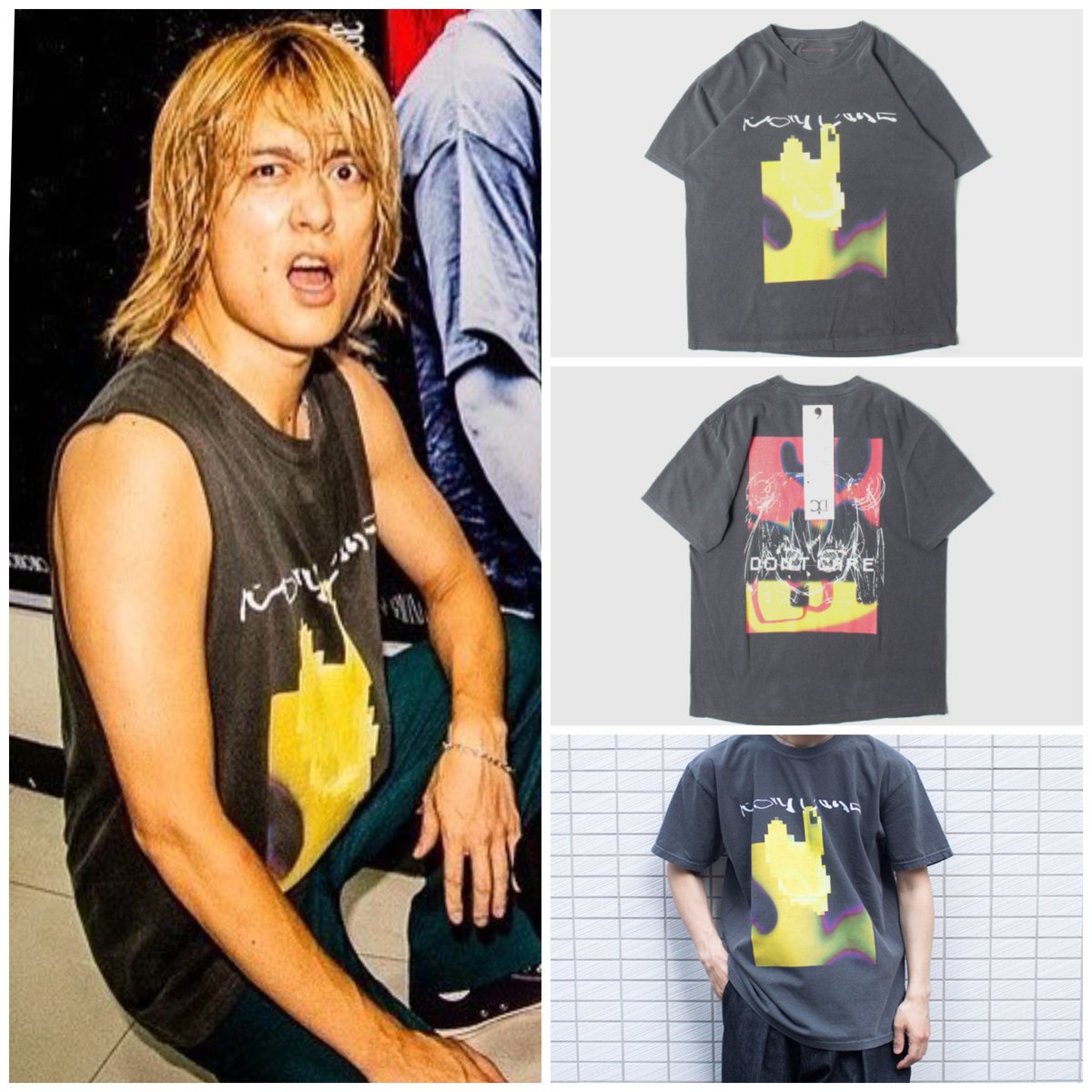 lee13215_10969's tweet photo. Toru ๐
DON'T CARE
SS Tee Black type: E
ยฅ11,000 (ยฑ Rp. 1.107.100 or ยฑ$73.58)
#Toru #ONEOKROCK
#OORStyle #OORFashion
#ToruFashion #ToruStyle https://t.co/l67o7EZQKS