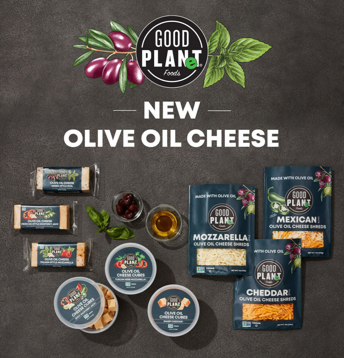 🧀 Good PLANeT Foods unveils vegan olive oil cheese! #VeganCheese #GoodPLANeTFoods #DairyFree 

🫒Check it out now! ⬇️
westfaironline.com/food-beverage/…