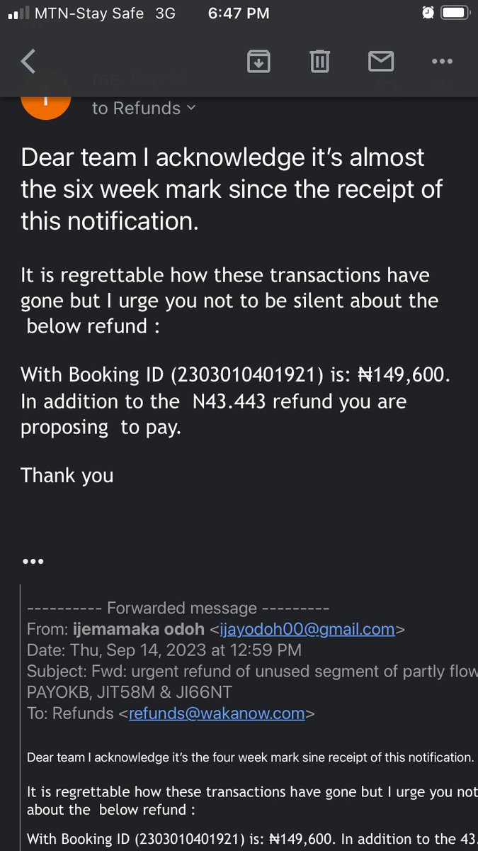 LChicnt's tweet photo. @Wakanowdotcom , I need my refund. It’s past the time frame . Pay both refunds due.@WakanowResolve @WakanowGhana @WakanowKenya @Wakanow_UK @wakanow https://t.co/uYR1BwdbMP
