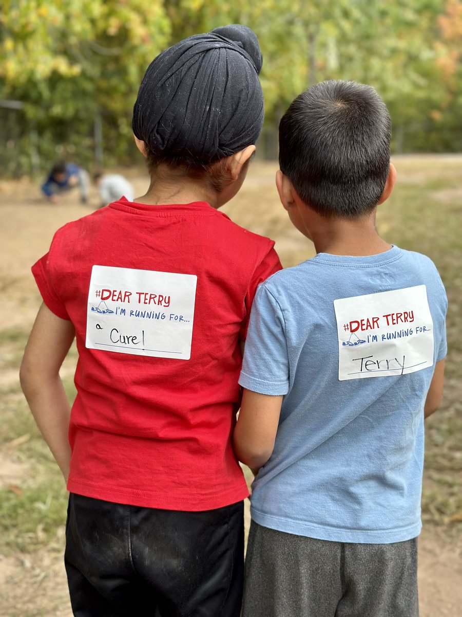 Terry Fox Run today at PW!  🏃 🏃‍♀️ 🏃‍♂️