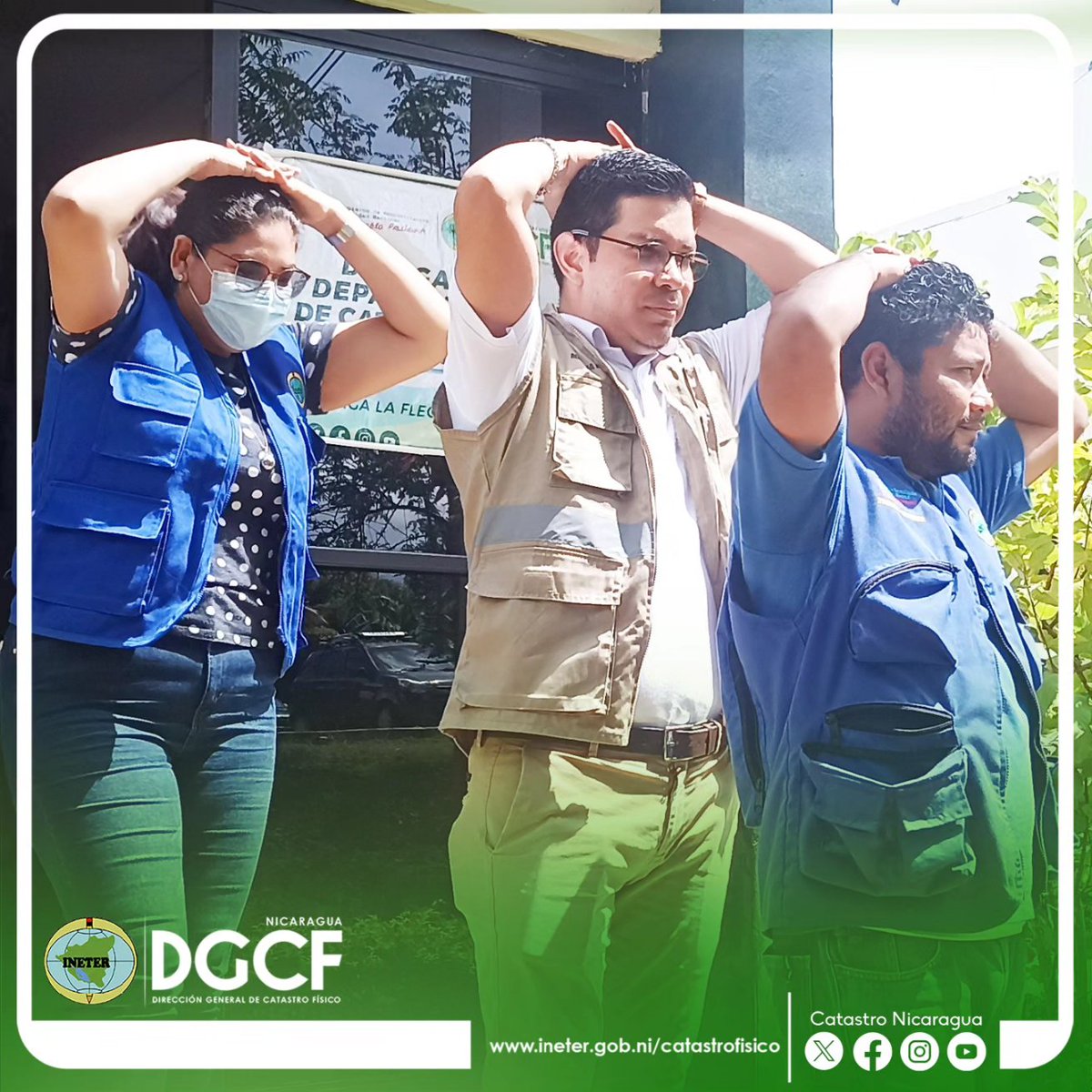 CatastroNi's tweet photo. #Nicaragua 🇳🇮 Hoy, participamos en el 𝐈𝐈𝐈 𝐄𝐣𝐞𝐫𝐜𝐢𝐜𝐢𝐨 𝐍𝐚𝐜𝐢𝐨𝐧𝐚𝐥 𝐝𝐞 𝐏𝐫𝐨𝐭𝐞𝐜𝐜𝐢𝐨́𝐧 𝐚 𝐥𝐚 𝐕𝐢𝐝𝐚 𝐞𝐧 𝐬𝐢𝐭𝐮𝐚𝐜𝐢𝐨𝐧𝐞𝐬 𝐦𝐮𝐥𝐭𝐢𝐚𝐦𝐞𝐧𝐚𝐳𝐚𝐬, orientado por nuestro GRUN a través del @CDSINAPRED . #PatriaBenditaYLibre #CatastroNicaragua https://t.co/11ifgDSxV8