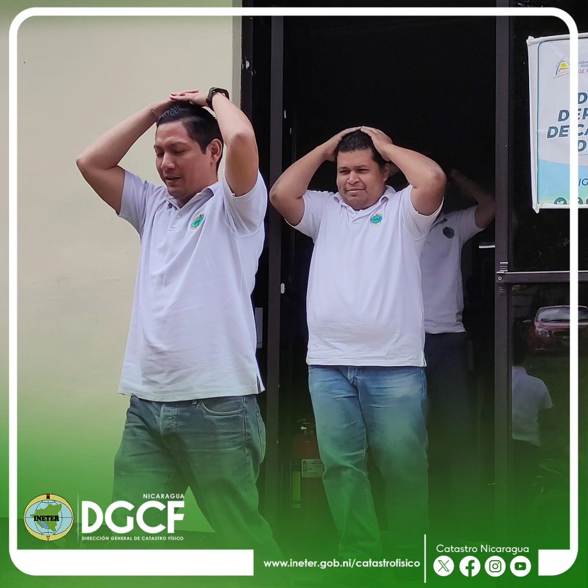 CatastroNi's tweet photo. #Nicaragua 🇳🇮 Hoy, participamos en el 𝐈𝐈𝐈 𝐄𝐣𝐞𝐫𝐜𝐢𝐜𝐢𝐨 𝐍𝐚𝐜𝐢𝐨𝐧𝐚𝐥 𝐝𝐞 𝐏𝐫𝐨𝐭𝐞𝐜𝐜𝐢𝐨́𝐧 𝐚 𝐥𝐚 𝐕𝐢𝐝𝐚 𝐞𝐧 𝐬𝐢𝐭𝐮𝐚𝐜𝐢𝐨𝐧𝐞𝐬 𝐦𝐮𝐥𝐭𝐢𝐚𝐦𝐞𝐧𝐚𝐳𝐚𝐬, orientado por nuestro GRUN a través del @CDSINAPRED . #PatriaBenditaYLibre #CatastroNicaragua https://t.co/11ifgDSxV8