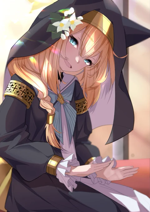 「お膝へどうぞ…」#ブルアカ 