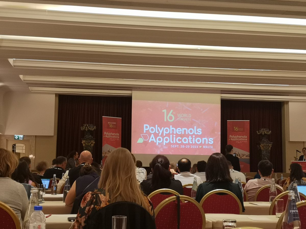 1st day of #PolyphenolsApplicationWorldCongress in Malta!