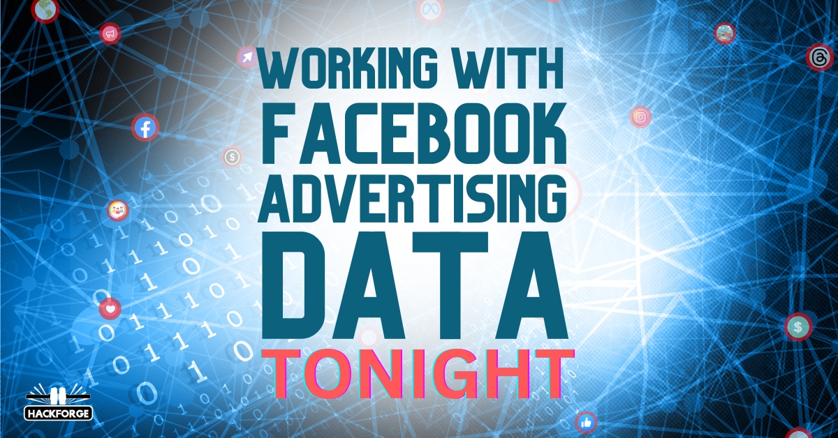 hackforge's tweet image. Tune in tonight at 6 to learn how you can access and work with advertising data straight from Meta!
This is a free, intermediate-level tutorial that will be of interest to social media marketers, researchers, and data enthusiasts.
Register now to attend: eventbrite.ca/e/border-city-…