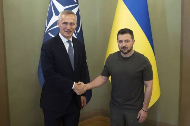 The true face of the Imperialist proxy war in the Ukraine (which began in 2014.)

NATO meeting their Kiev junta to issue their latest orders for the war. 

The Irish People want nothing to do with NATO or Imperialist wars!

#NoToNATO