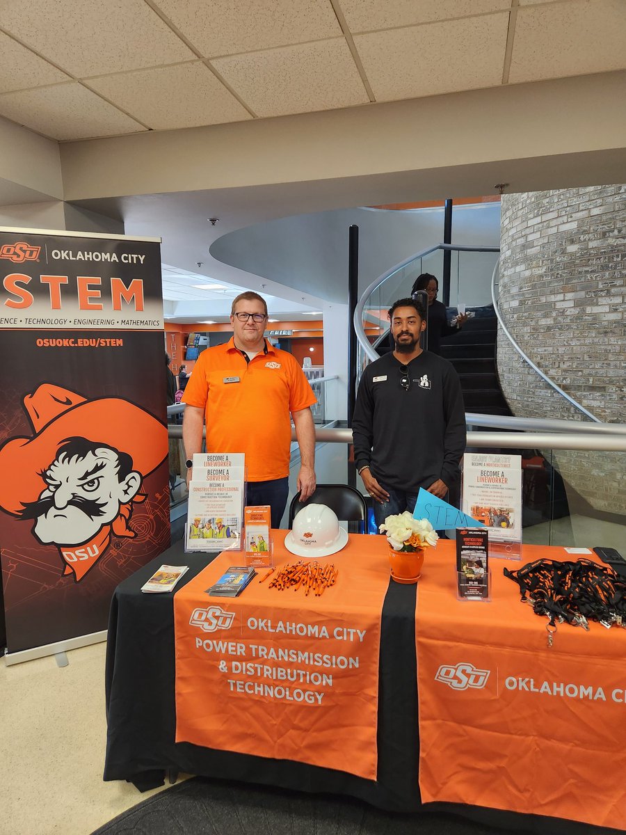 It's Senior Day @osuokc . Drop by our table or come to the breakout sessions this afternoon. #stemeducation #osuokc