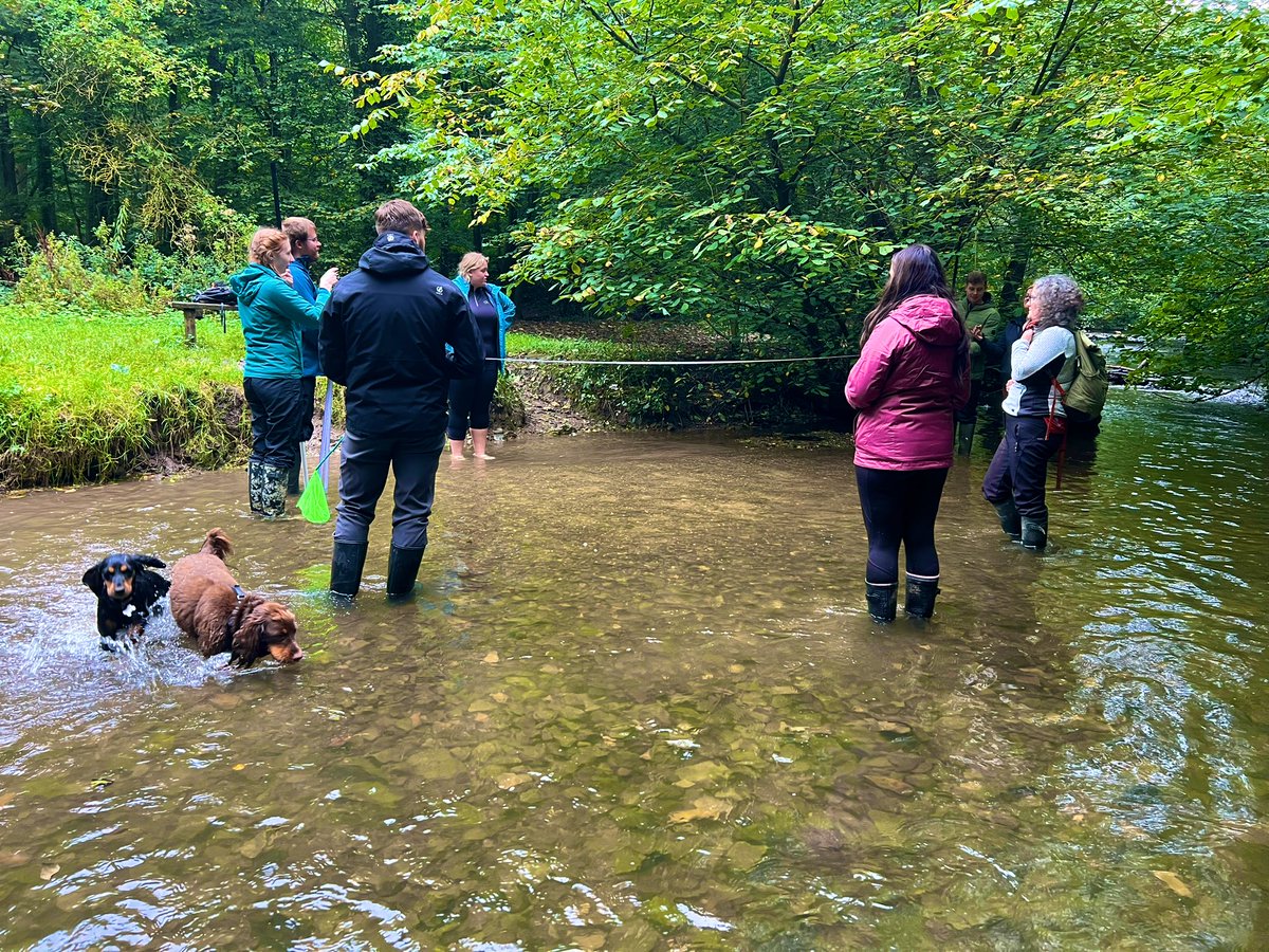 MezMcCarthy's tweet photo. Great day introducing the new cohort of PGCE geographers to fieldwork! I’m sure this is the first of many field trips as a #geographyteacher #fieldwork @UoCEducation https://t.co/e1qF14oMCQ