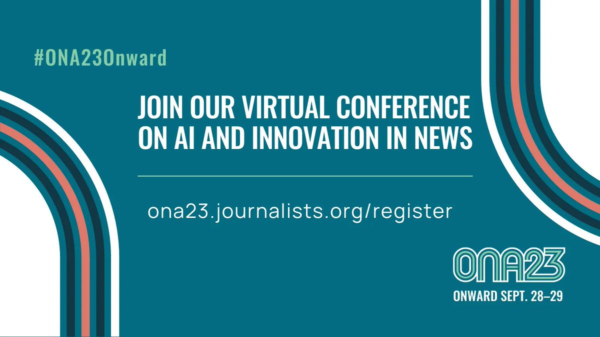 Our heads are buzzing with all the amazing sessions we heard today at #ONA23Onward! We can't wait to do it again tomorrow. Need a pass? ona23.journalists.org/register/