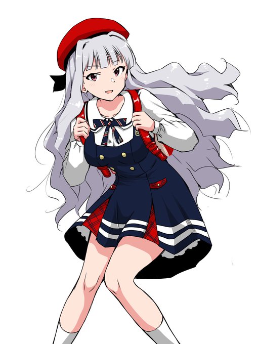が四条貴音のエレメンタリースクールメイト(制服シリーズ)を描くそうですよ!  #ミリシタ何描く #shindanmaker  面妖な、、