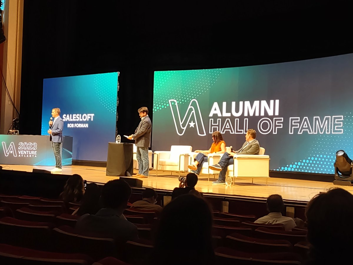 AlyintheATL's tweet photo. So incredibly well-deserved, @robformanATL! ππππ #AlwaysALofterππ #VA2023 @Salesloft https://t.co/2W8e6a9fWC