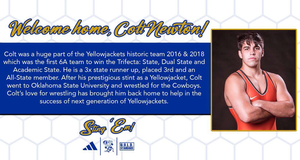 Welcome Coach Newton🐝🤼‍♂️