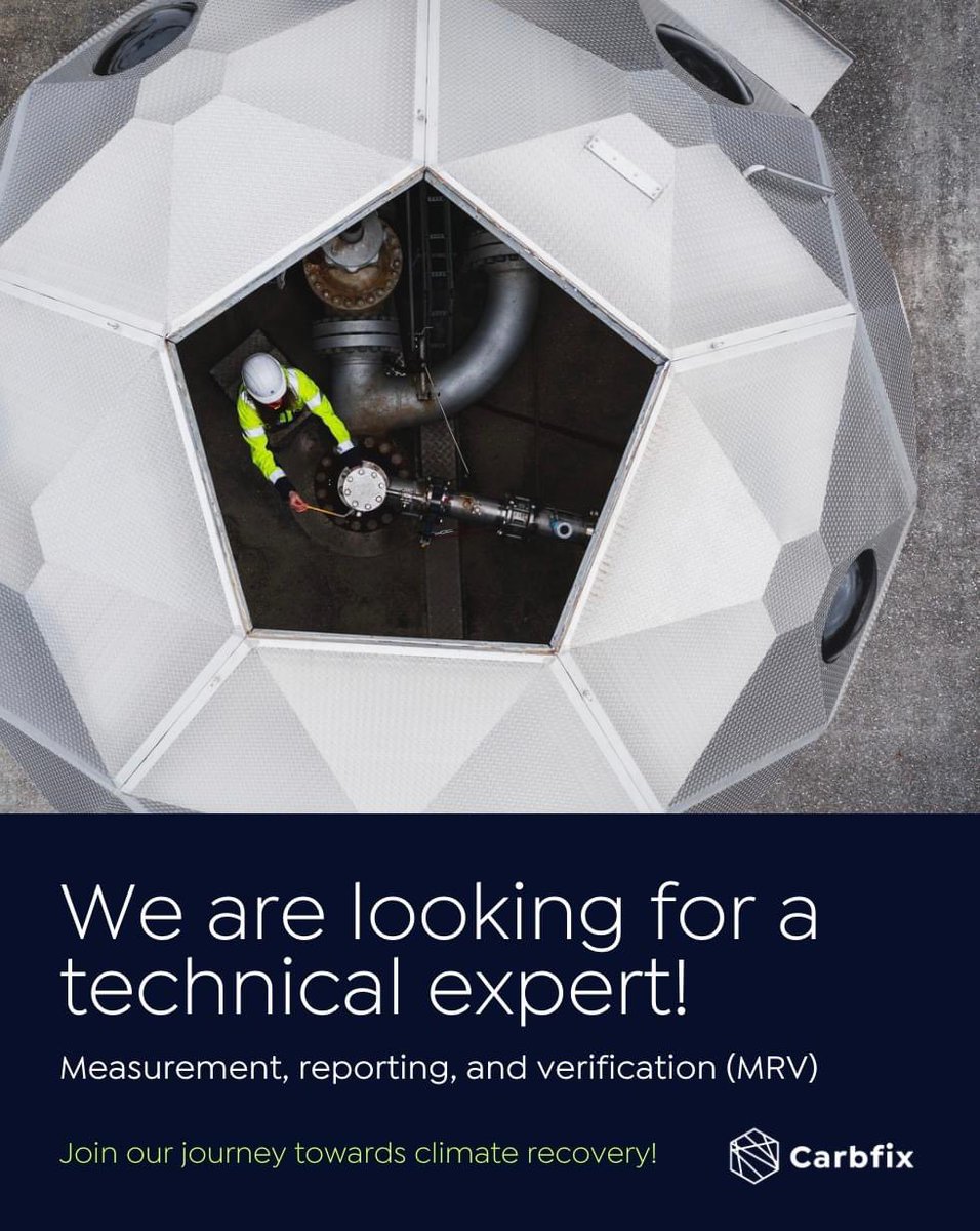 Okkur hjá <a href="/CarbFix/">Carbfix</a>  vantar liðsauka! / We are hiring!

jobs.50skills.com/carbfix/en/233…