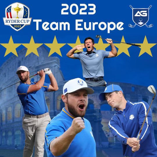alwaysgrindgolf's tweet photo. Let’s go ! #RyderCup #RyderCup2023 https://t.co/3VzXg1Fmr0