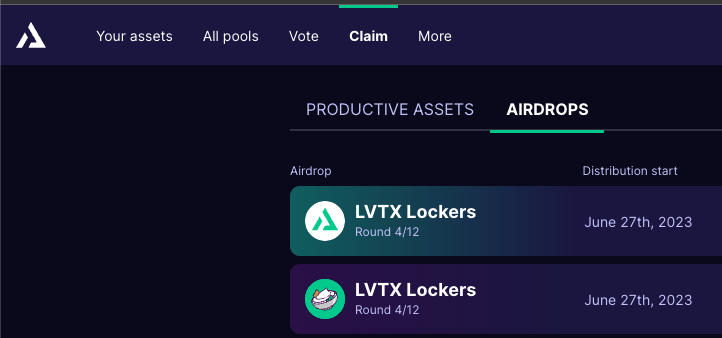 The next round of airdrops from @Athena_DeFi_ are now available for claiming 👏

If you are a VTX locker or xPTP staker on Vector you've earned some rewards. Claim them now on the @MetisDAO network!

👉 athenafinance.io/claim 👈