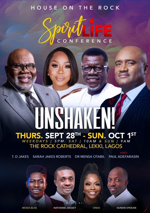 ChurchEventsNG's tweet photo. Day 1 of the Spirit Life conference starts with Pastor Dr. @MensaOtabil.

You don't want to miss this. https://t.co/nk2XPYu4ea
